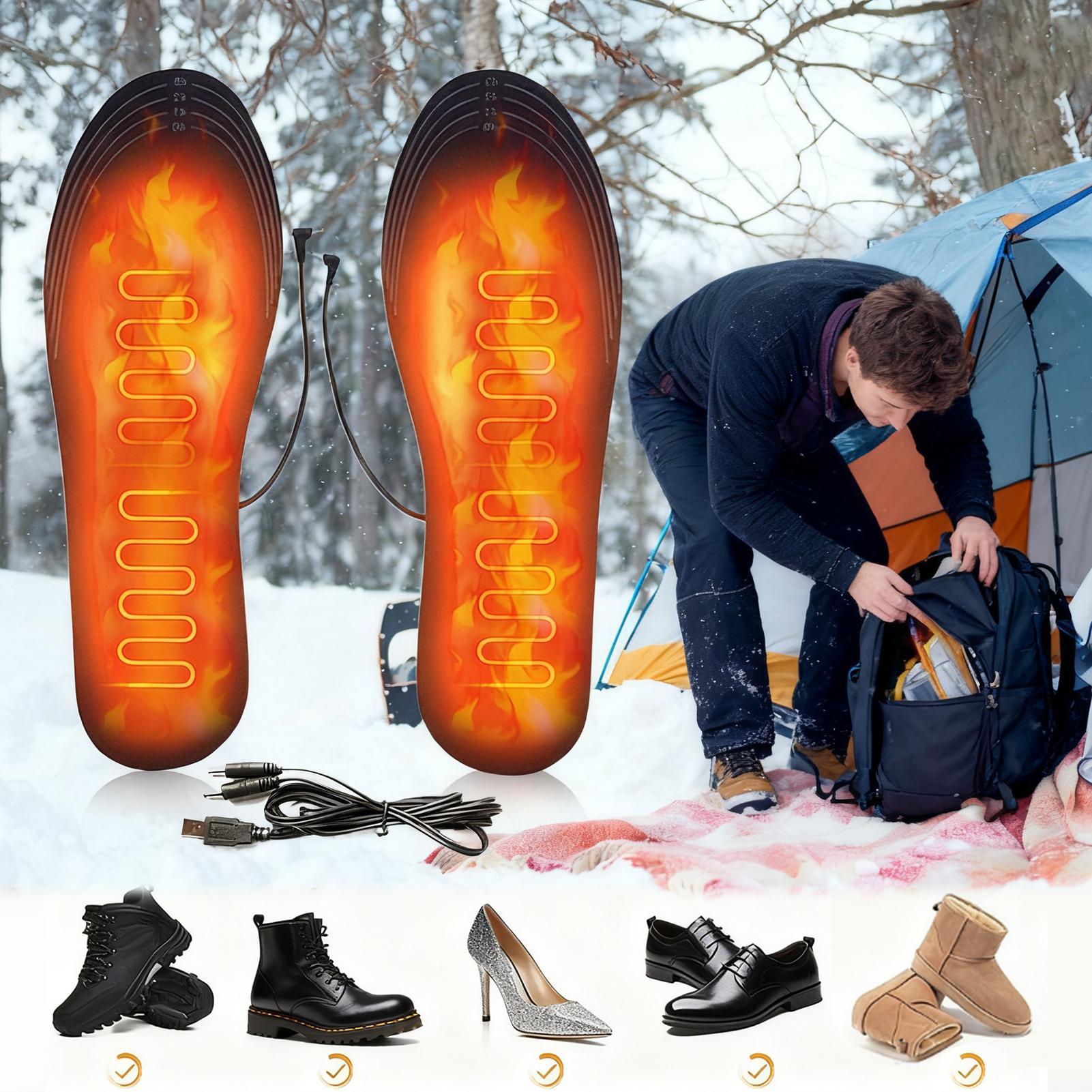 Heated Insole Rechargeable - USB 충전식 발열 깔창, 스키 하이킹