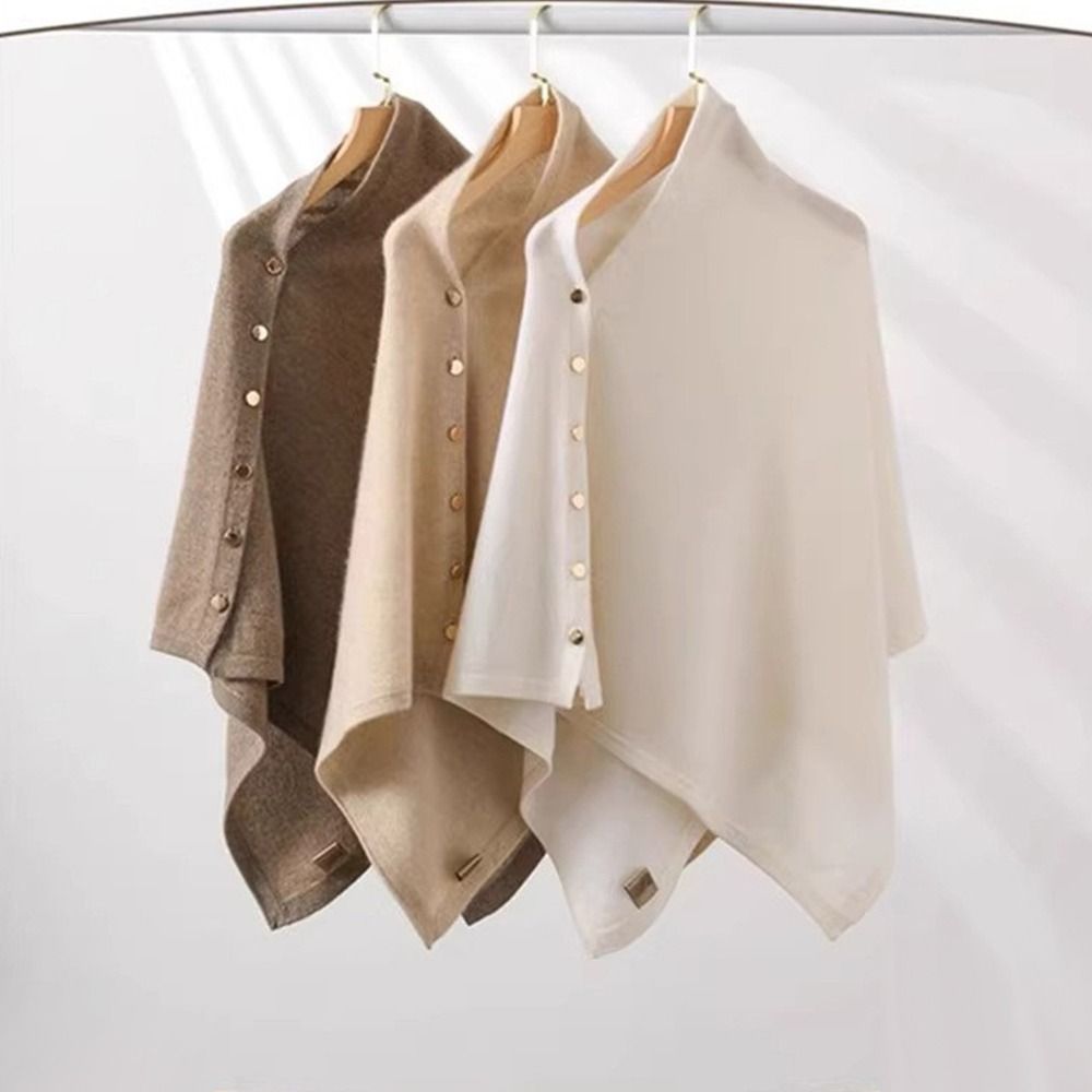 Winter Clothing Women Sale - 새로운 버튼 파시미나 숄 따뜻한 언밸런스