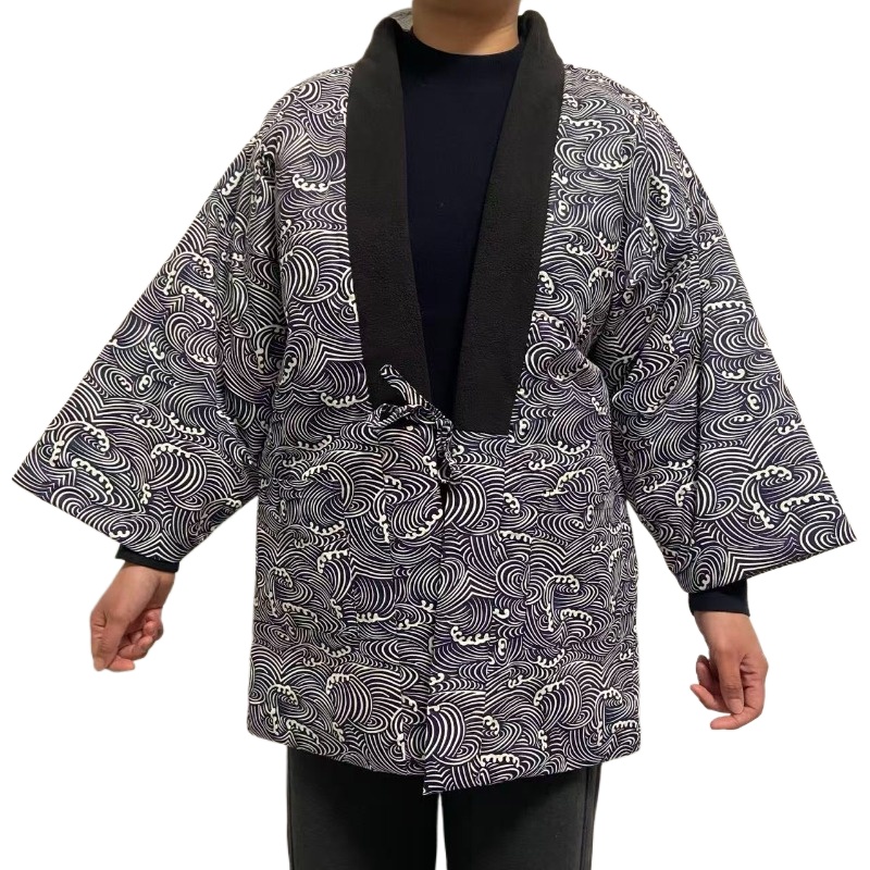 Traditional Winter Japanese Clothing - 전통 일본식 한텐 자켓 유니섹스 겨울