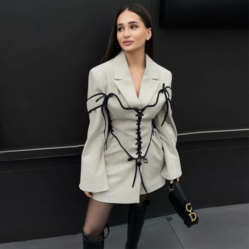 Winter Clothing Women Sale - 여성용 투피스 세트 원피스, 중간 길이