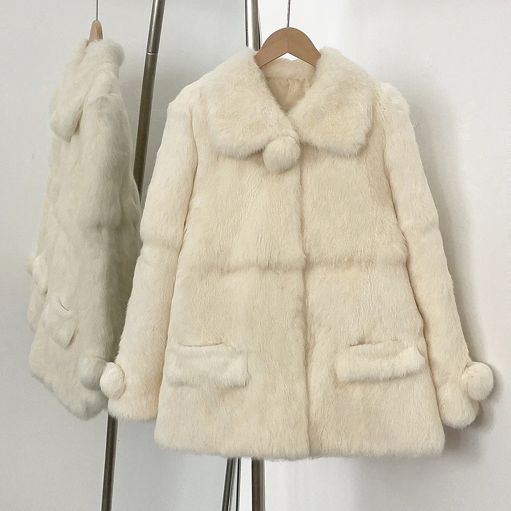 Winter Clothing Wholesale - 2025 리얼 퍼 재킷 여성 아우터