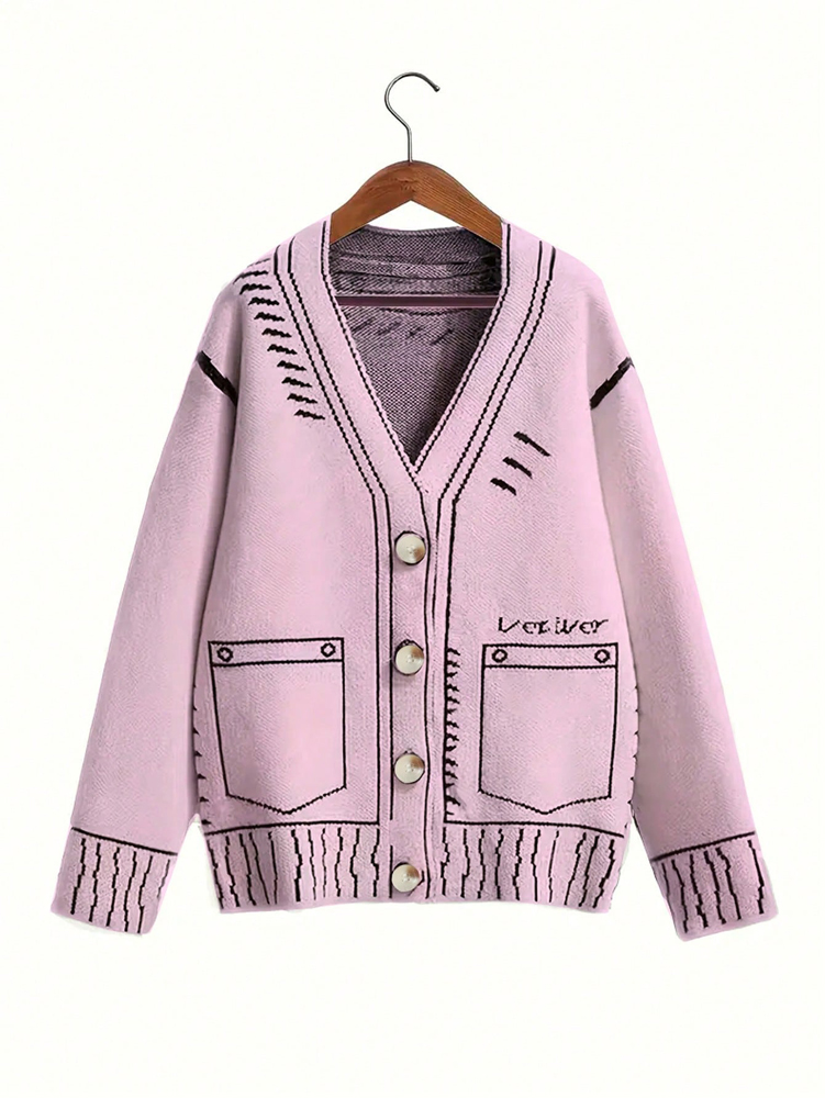 Winter Clothing Women Sale - 플러스 사이즈 여성용 버튼업 가디건 가을