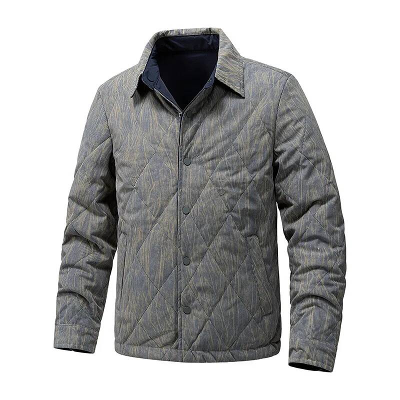 Winter Clothing Taiwan - 남성용 라지 사이즈 레트로 재킷 양면