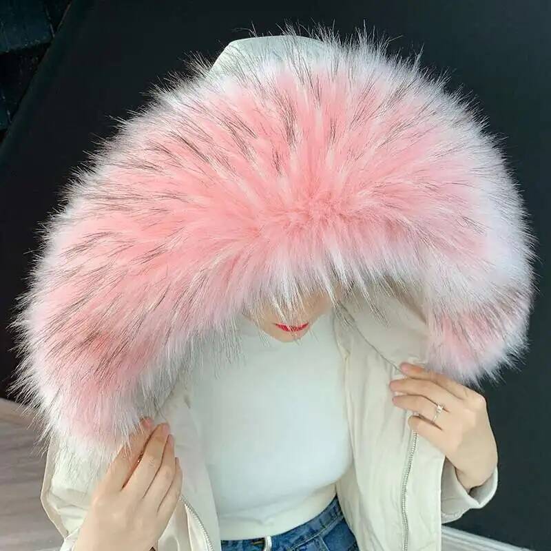 Winter Clothing Women Sale - 분리형 가짜 모피 칼라 초대형 따뜻한