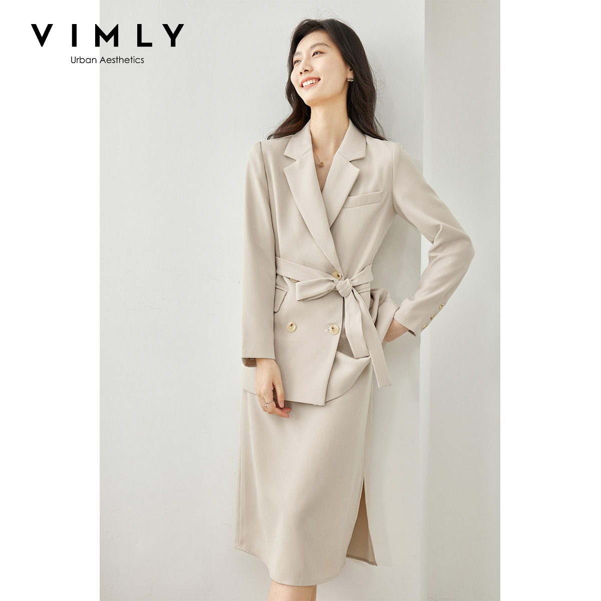 Winter Clothing Women Sale - VIMLY 여성 투피스 세트 2026 가을
