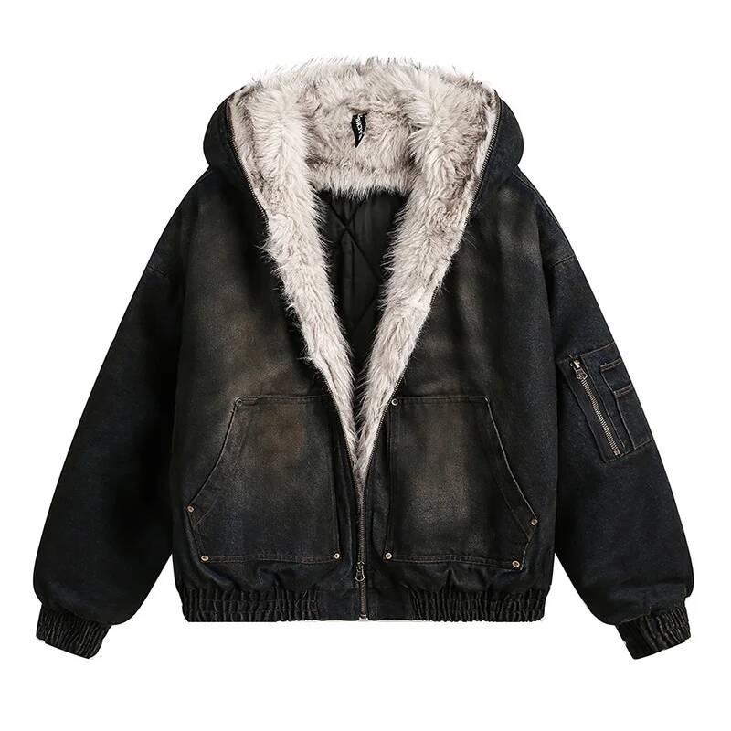 Winter Clothing Taiwan - 남성 패딩 재킷 새로운 패션 데님