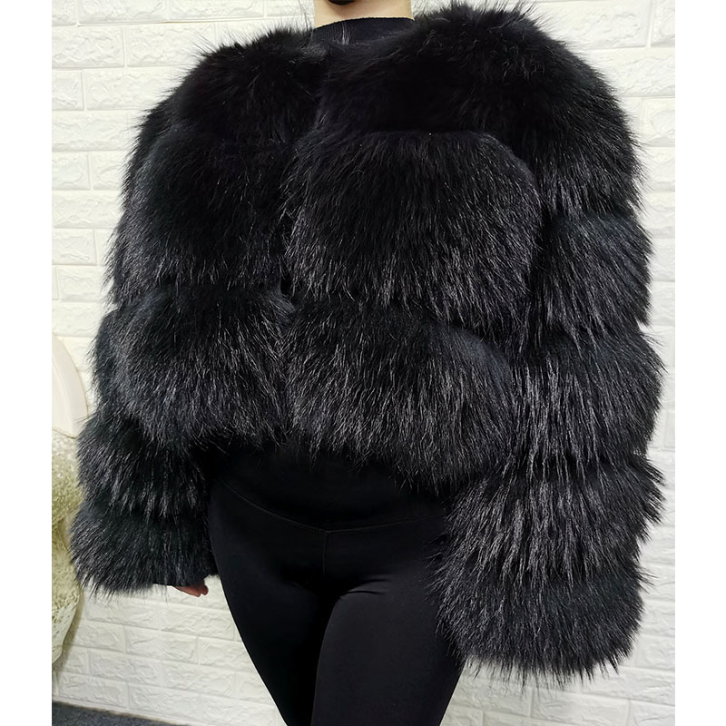 플러스 사이즈 탑스 브라운 퍼 마오마오콩 비만 여성용  - Winter Clothing Women Sale 리뷰 및 가격