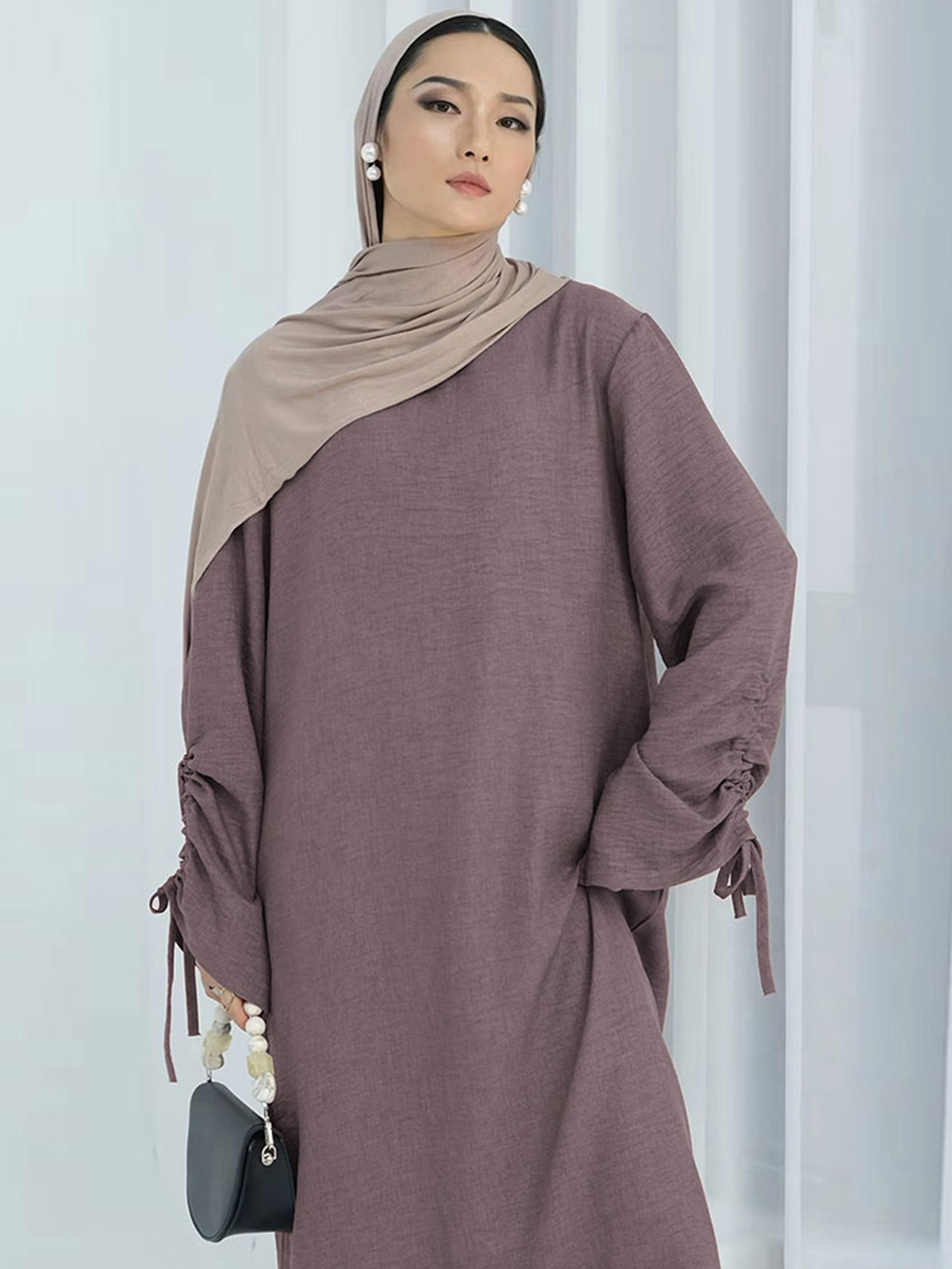 여성용 아랍 긴 로브 아바야 원피스 두바이 사우디 이드 - Winter Clothing Dubai 리뷰 및 가격