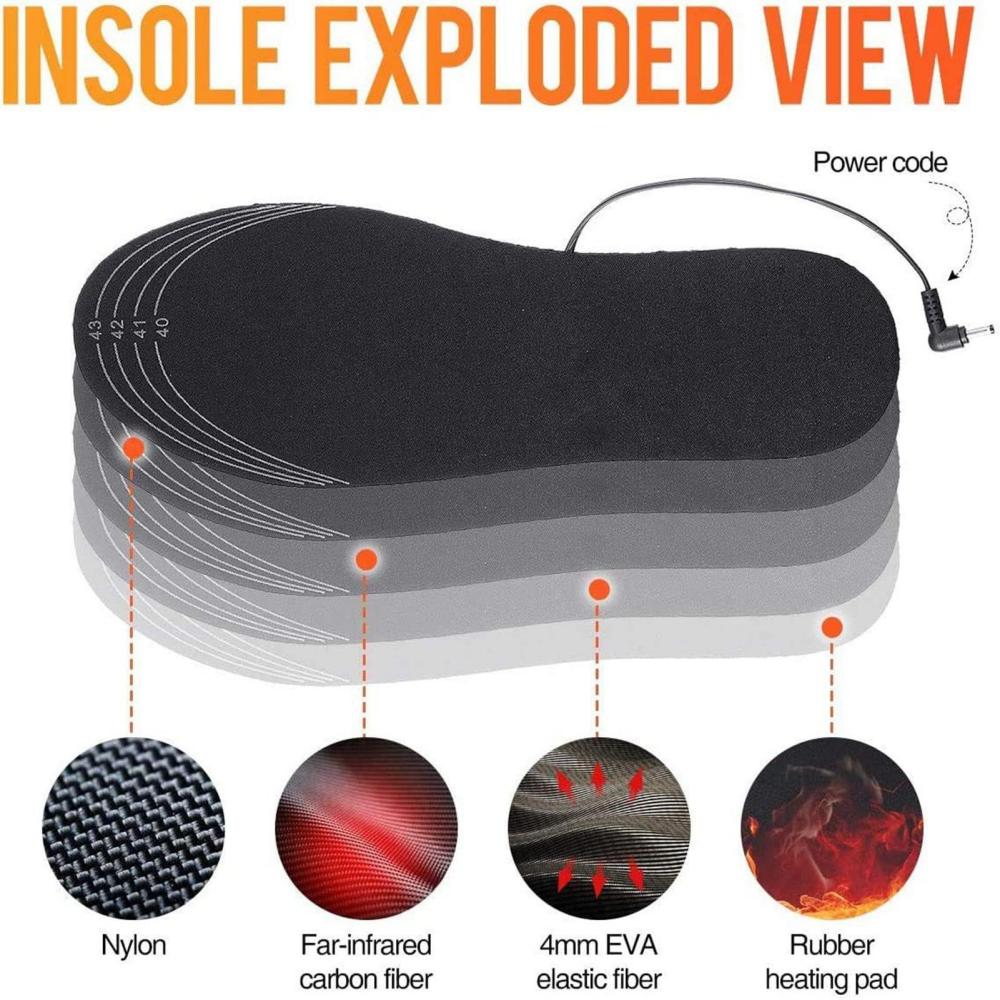 톨렉스 USB 충전식 발열 깔창 DIY 사이즈 35-4 - Heated Insole Rechargeable 리뷰 및 가격