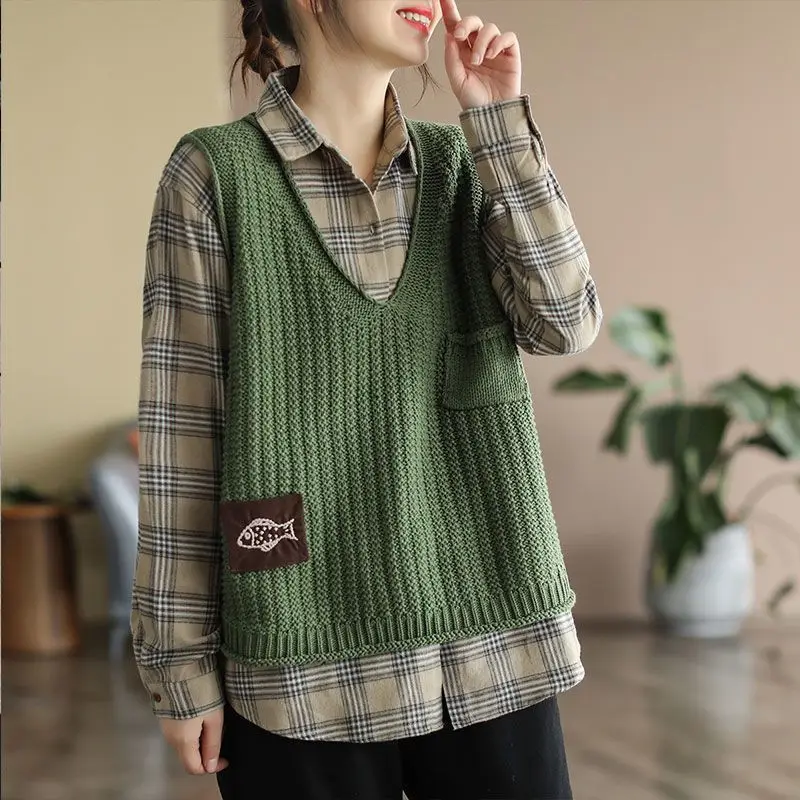 공개된 상품: 여성용 니트 조끼, 솔리드 크롭 웨이스트 - Winter Clothing Trends 2026 리뷰 및 가격