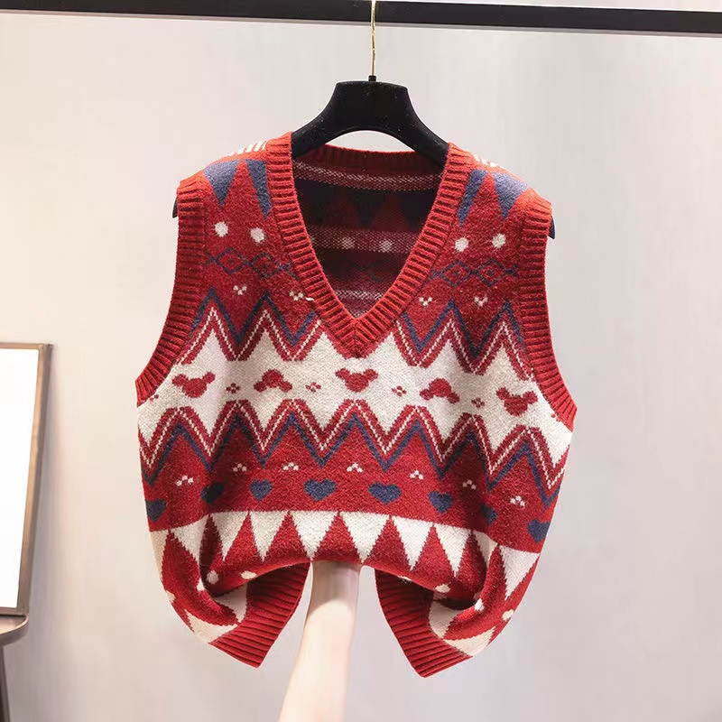 브랜드 여성 니트 베스트 탱크탑 컷 라벨 가을 겨울 인 - Winter Clothing Label 리뷰 및 가격