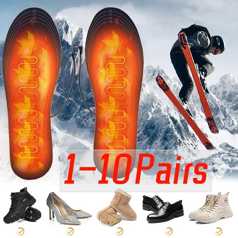 USB 가열 신발 깔창 전기 발 온열 패드 발 보온 양 - Heated Insole Rechargeable 리뷰 및 가격