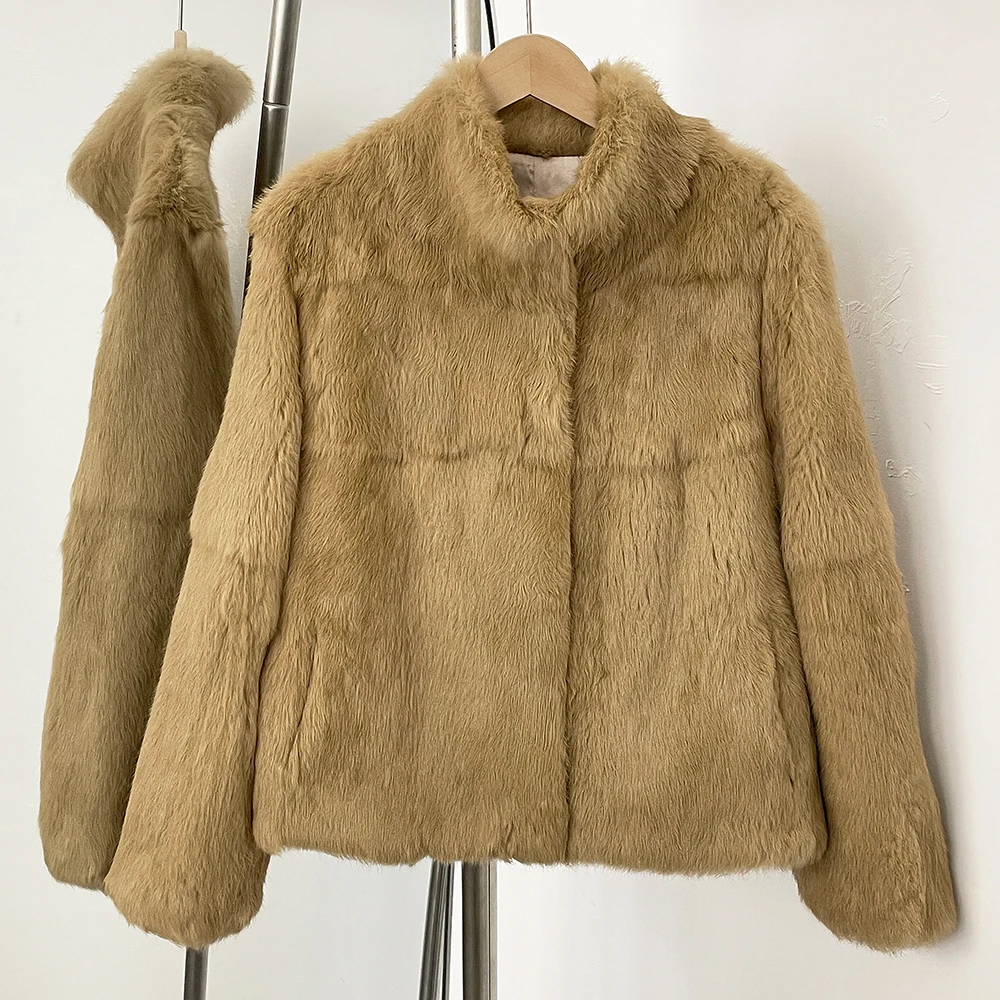 2025 신상 가을 겨울 여성 천연 토끼털 코트 겨울  - Winter Clothing Wholesale 리뷰 및 가격