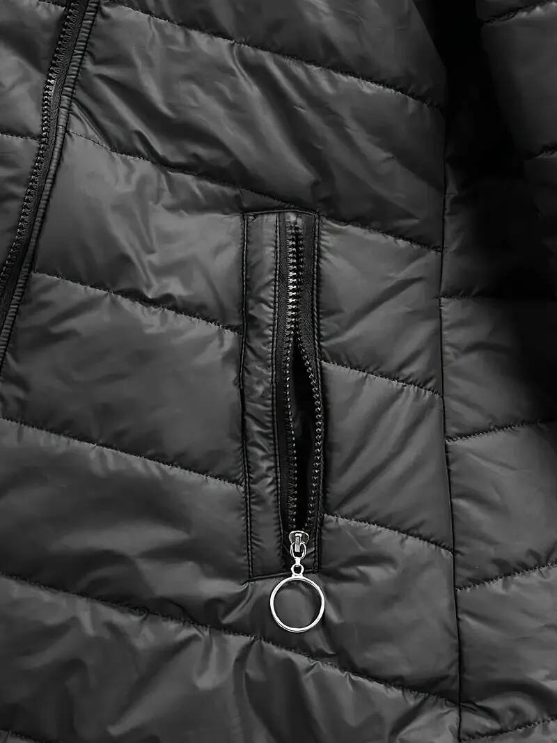 겨울용 따뜻한 후드 재킷 중간 길이 긴 소매 외투 유럽 - Winter Clothing Taiwan 리뷰 및 가격
