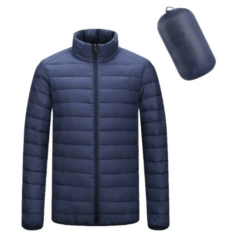 스탠드 칼라 캐주얼 작업복 파카 코트 솔리드 경량 보온 - Winter Clothing Taiwan 리뷰 및 가격