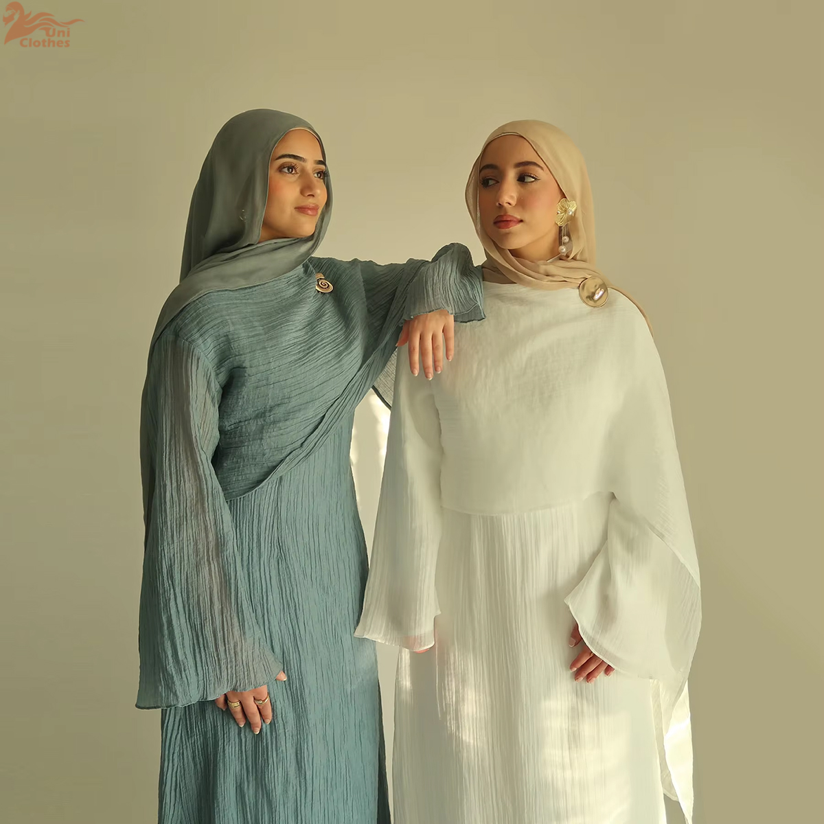 2025 신상 플리츠 원단 우아한 숄 가운 롱 드레스  - Winter Clothing Dubai 리뷰 및 가격