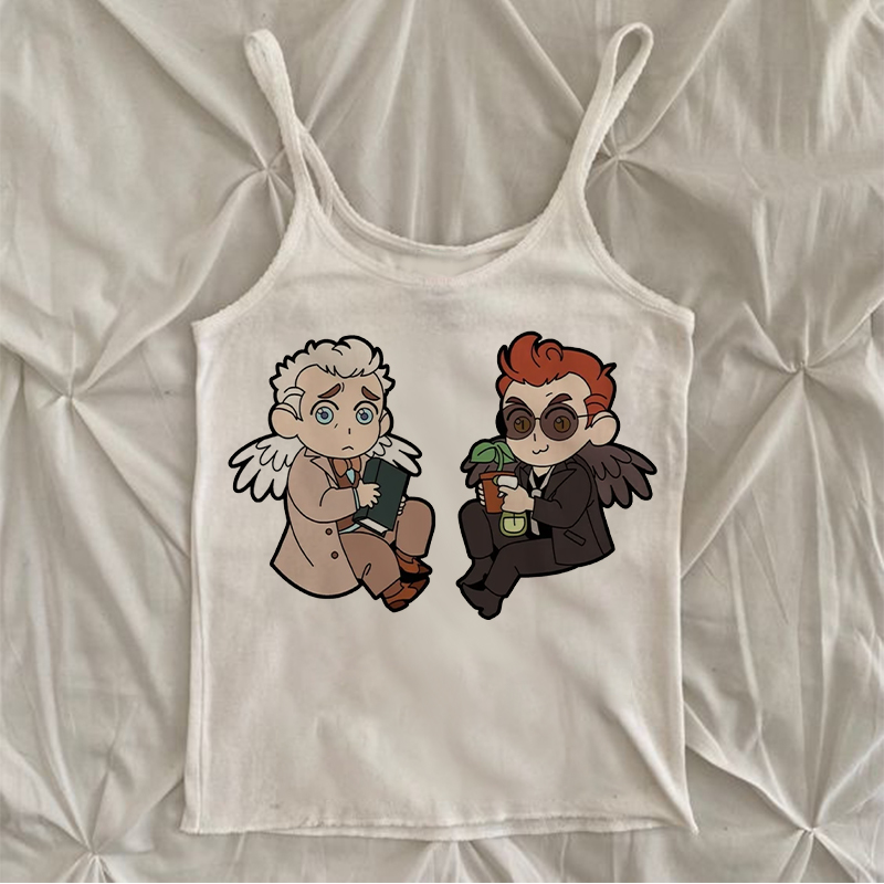 Good OmensY2k Good Omens 프린트 의 - Zara Winter Clothing Women 리뷰 및 가격