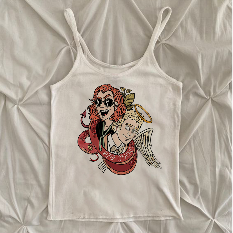 Good OmensY2k Good Omens 프린트 의 - Zara Winter Clothing Women 리뷰 및 가격