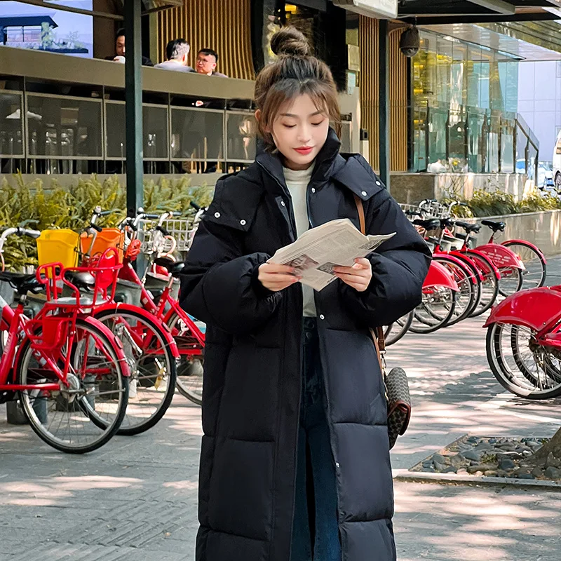겨울 여성의 차가운 코트 파카 후드 긴 패딩 재킷 플러 - Winter Clothing Wholesale 리뷰 및 가격