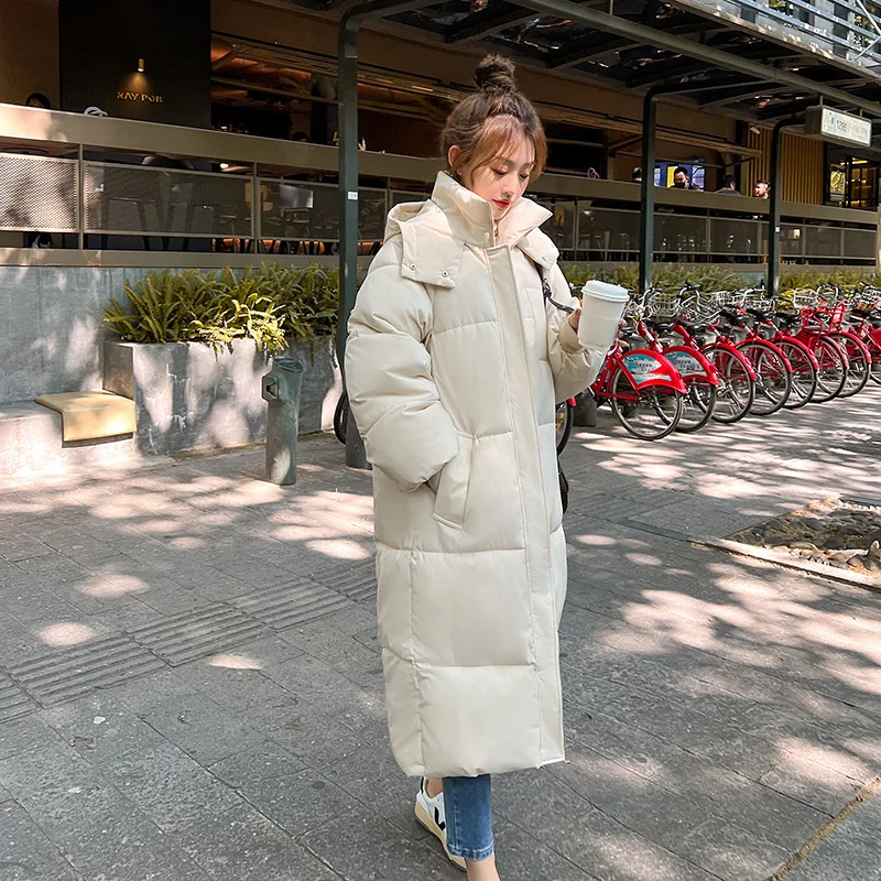 겨울 여성의 차가운 코트 파카 후드 긴 패딩 재킷 플러 - Winter Clothing Wholesale 리뷰 및 가격