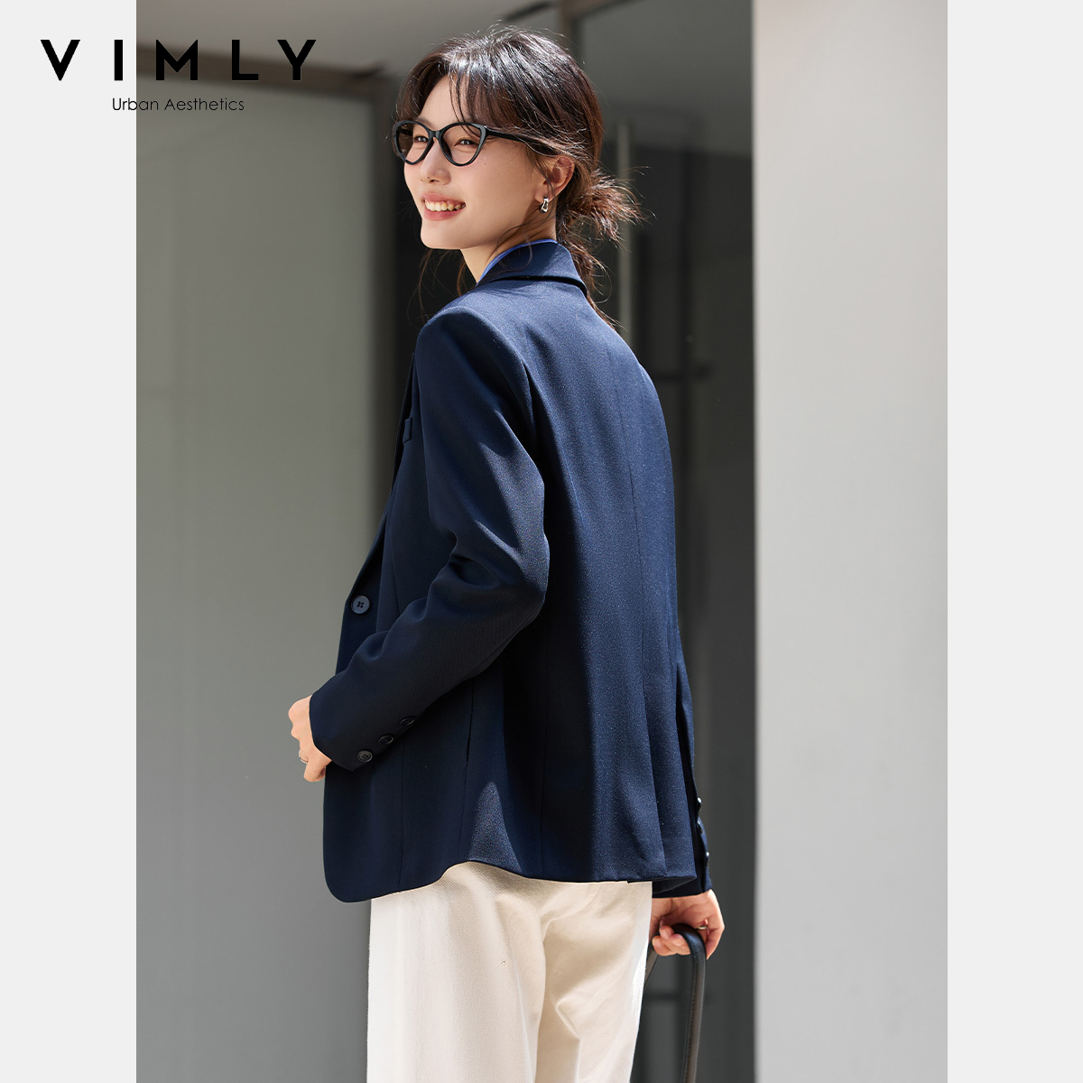 VIMLY 여성용 네이비 블루 재킷 가을 2026 오버 - Winter Clothing Trends 2026 리뷰 및 가격