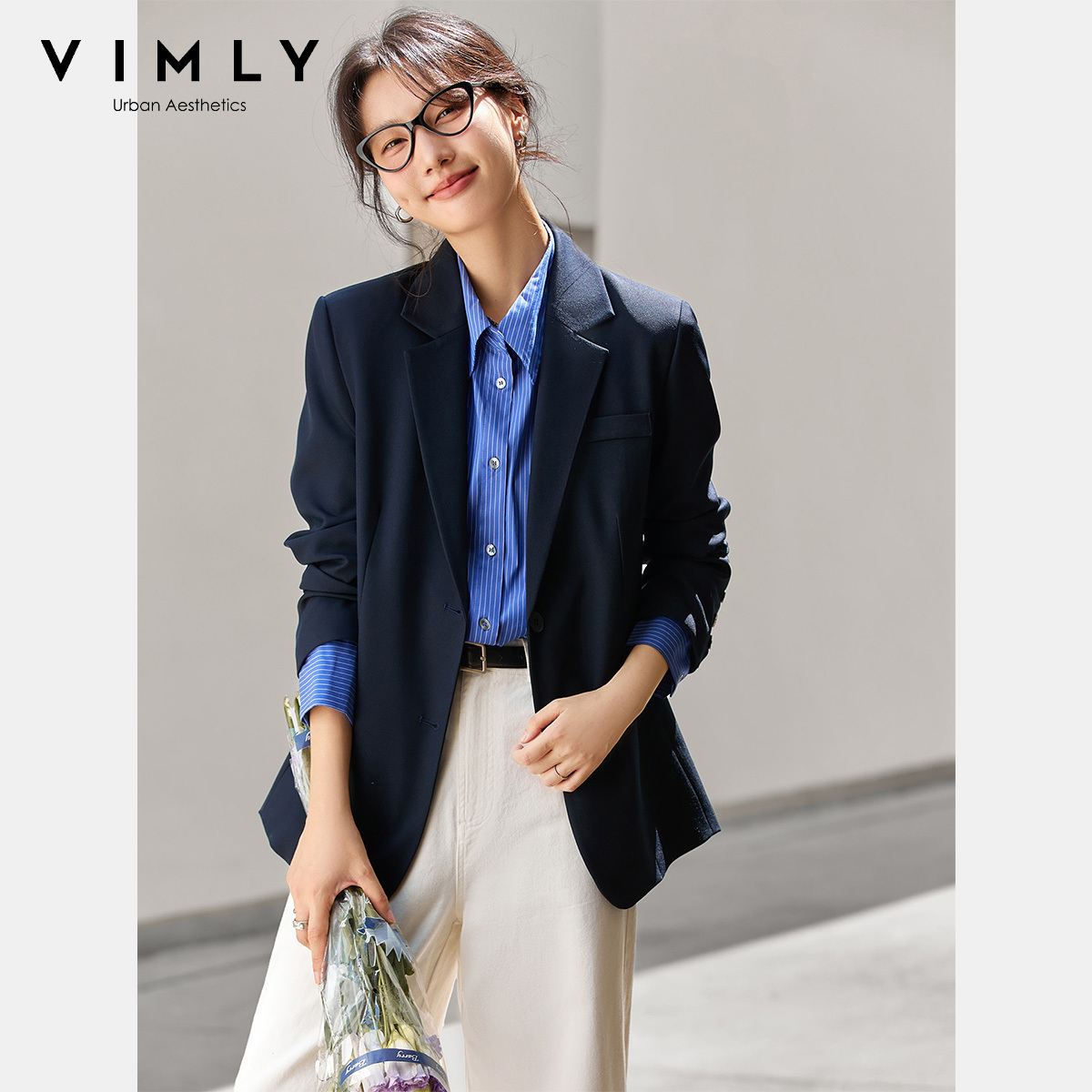 VIMLY 여성용 네이비 블루 재킷 가을 2026 오버 - Winter Clothing Trends 2026 리뷰 및 가격