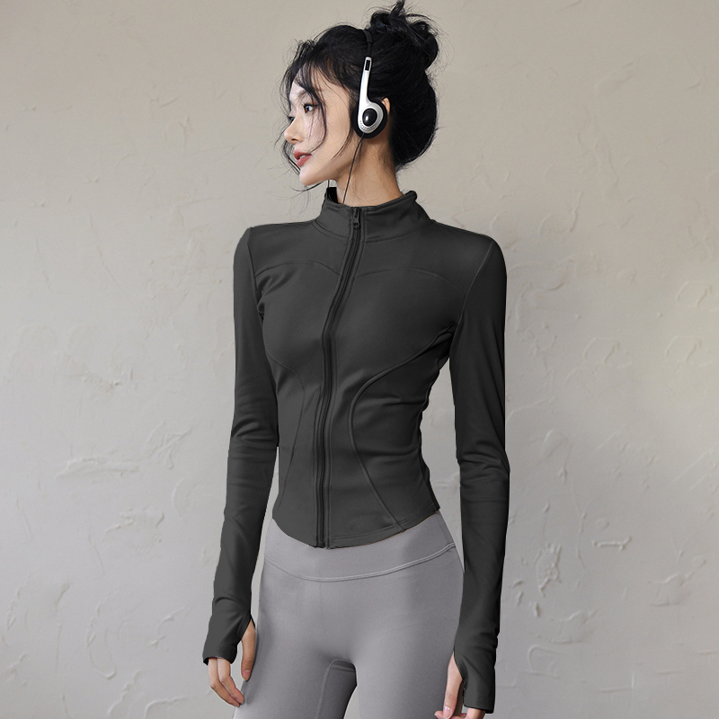 긴 소매 스포츠 자켓 여성 지퍼 피트니스 요가 셔츠 겨 - Winter Yoga Clothing 리뷰 및 가격