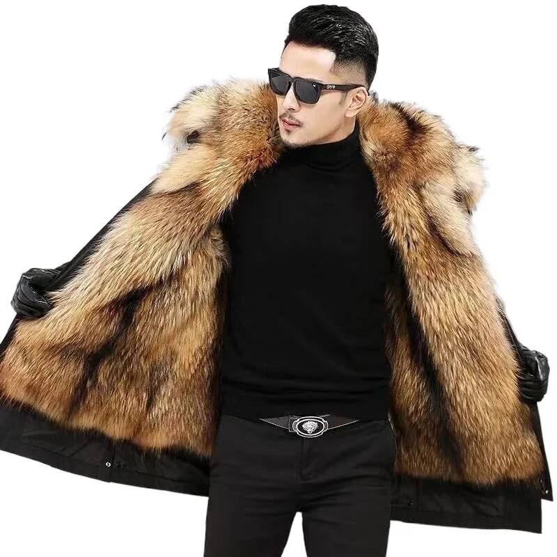 2025년 신상 캐주얼 겨울 남성용 다운 재킷 폭스 퍼 - Winter Clothing Taiwan 리뷰 및 가격