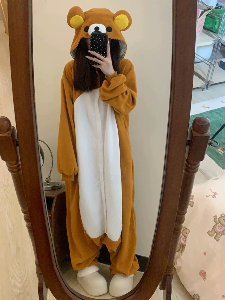 릴라쿠마 키구루미 원지 릴렉스 베어 동물 코스프레 의상 - Winter Clothing Japan 리뷰 및 가격