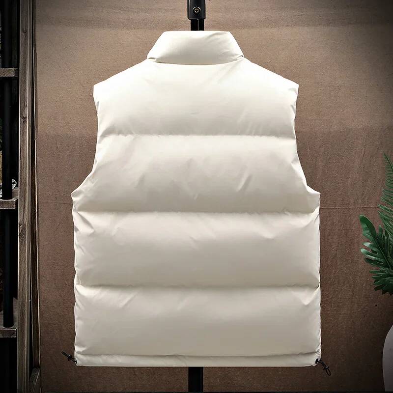 남성용 면 조끼 패딩 민소매 코트 남성용 단색 재킷 가 - Winter Clothing Taiwan 리뷰 및 가격