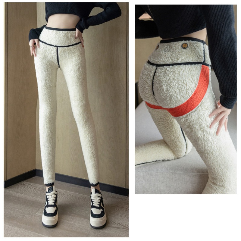 두껍고 플러시 소재의 여성용 겨울 아우터 레깅스, 램스 - Winter Yoga Clothing 리뷰 및 가격
