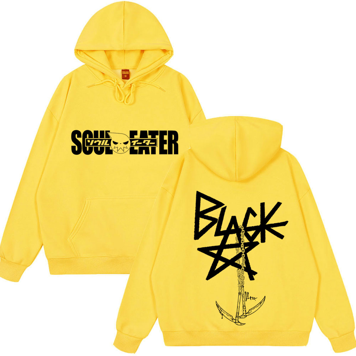 일본 애니메이션 소울 이터 로고 재미있는 후드티 남성  - Winter Clothing Logos 리뷰 및 가격