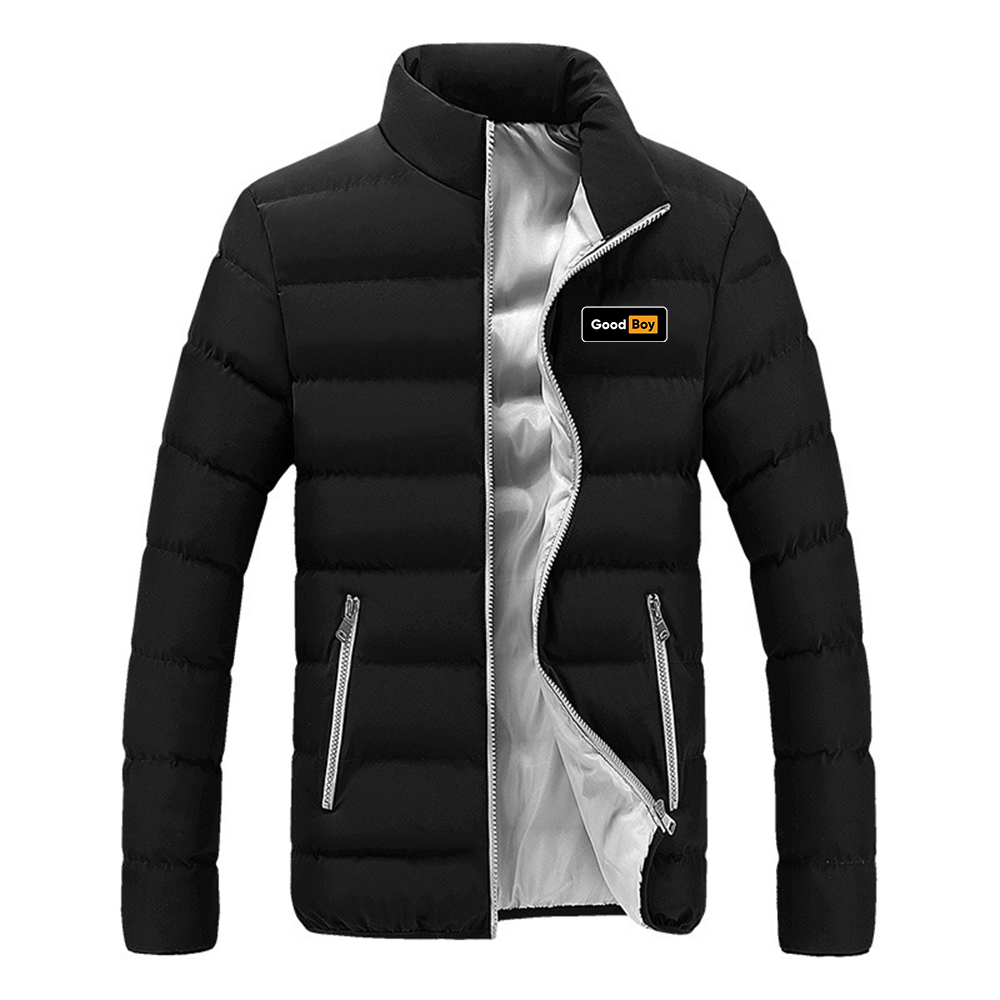 2025 남성용 가을 및 겨울 두꺼운 스탠드 칼라 후드 - Winter Clothing Logos 리뷰 및 가격