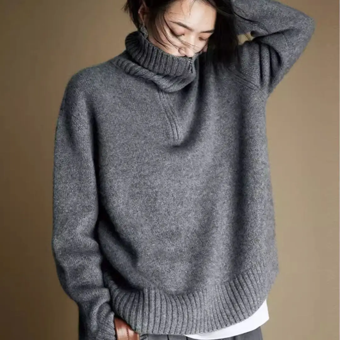 WinvyNee 여성 의류 100% 울 그레이 스웨터, - Winter Clothing Plus Size 리뷰 및 가격