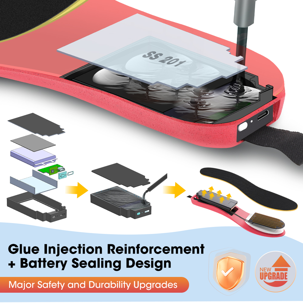 앱 제어 스마트 발열 깔창 무선 발 보온 패드 겨울 캠 - Heated Insole Rechargeable 리뷰 및 가격