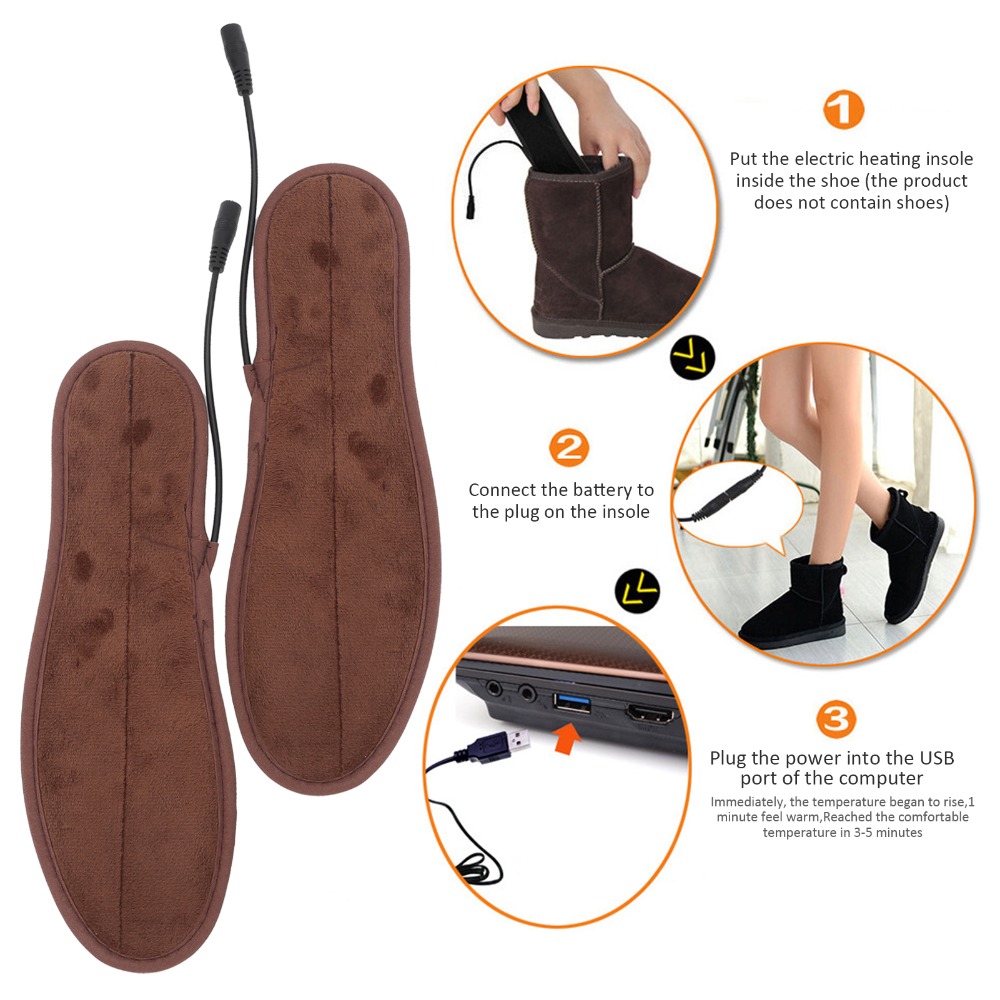 1쌍 빠른 가열 방수 발열 깔창 세탁 가능 37-38  - Heated Insole Rechargeable 리뷰 및 가격