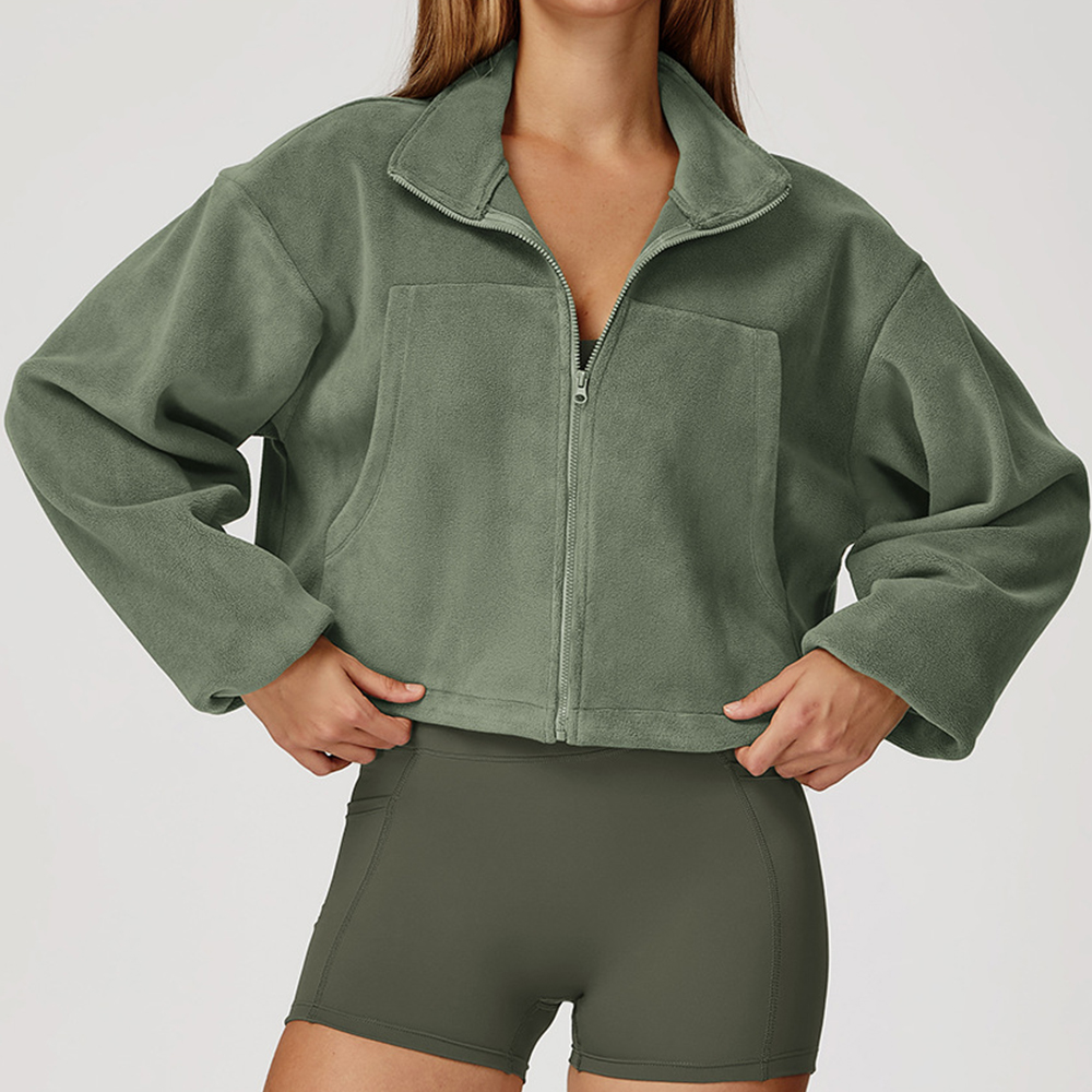 겨울 요가 재킷 여성용 긴 소매 스탠드업 칼라 방풍 따 - Winter Yoga Clothing 리뷰 및 가격