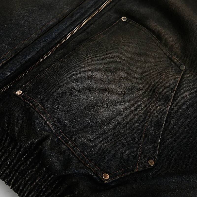 남성 패딩 재킷 새로운 패션 데님 플리스 후드 디자인  - Winter Clothing Taiwan 리뷰 및 가격
