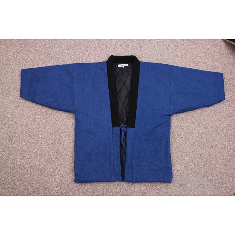 남성 여성 데님 한텐 자켓 겨울 기모노 가디건 일본식  - Traditional Winter Japanese Clothing 리뷰 및 가격