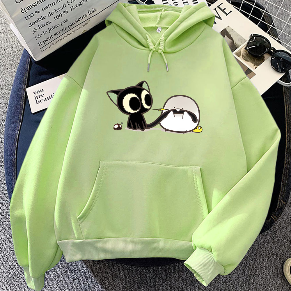 Luo Xiao Hei 고양이 애니메이션 인쇄 후드,  - Winter Clothing Yellowknife 리뷰 및 가격