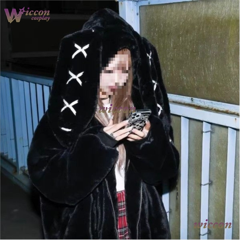 CosC 겨울 의류 여성 자켓 하라주쿠 토끼 귀 펑크  - Winter Clothing Game 리뷰 및 가격
