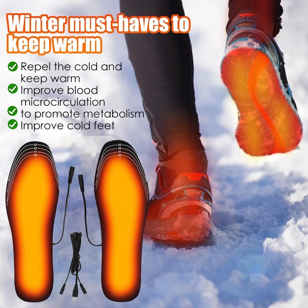 USB 충전식 발열 깔창 사이즈 유니섹스 35-46 D - Heated Insole Rechargeable 리뷰 및 가격