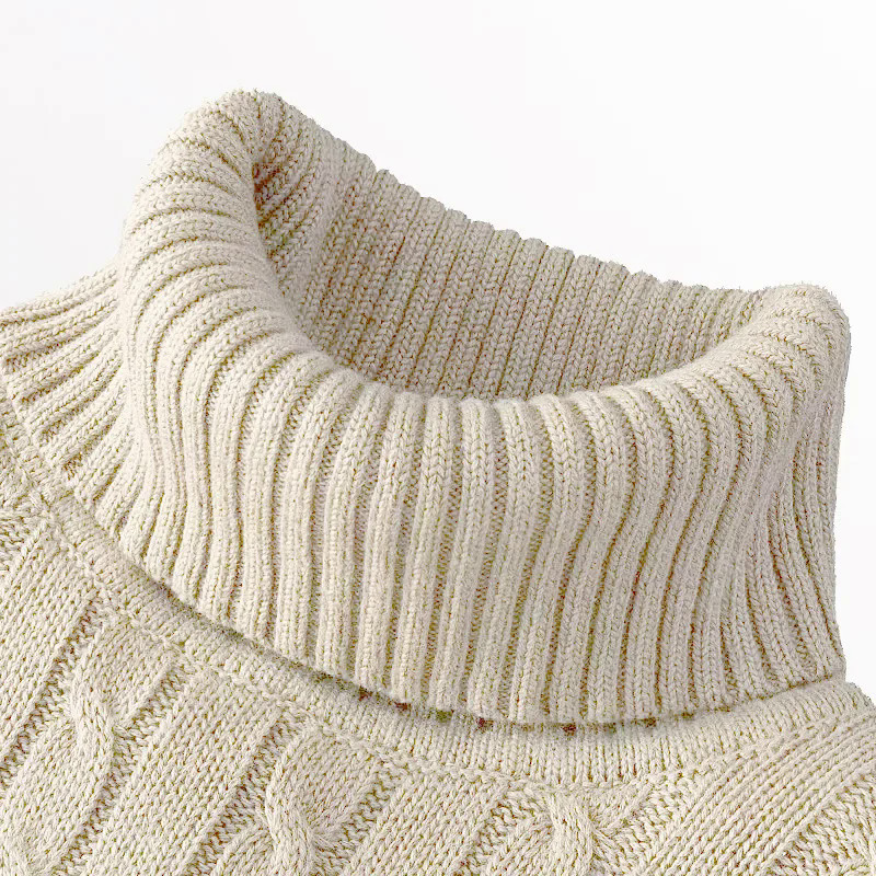 뜨게 하이넥 스웨터, 프라이드 반죽 트위스트 핏, 따뜻 - Winter Clothing Taiwan 리뷰 및 가격