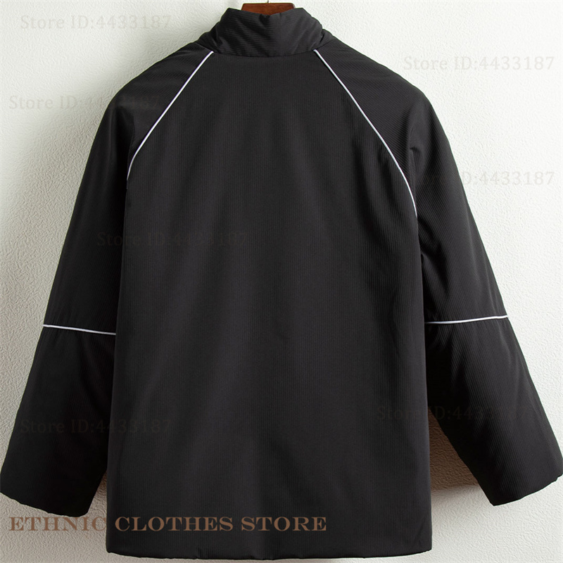 대형 사이즈 3XL 4XL 남성용 면 패딩 재킷 일본식 - Traditional Winter Japanese Clothing 리뷰 및 가격