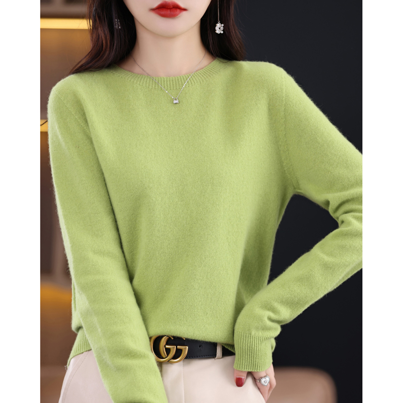 2026 신상 캐시미어 베이직 탑 긴팔 여성용 O넥 니 - Winter Clothing Trends 2026 리뷰 및 가격