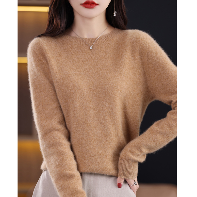2026 신상 캐시미어 베이직 탑 긴팔 여성용 O넥 니 - Winter Clothing Trends 2026 리뷰 및 가격