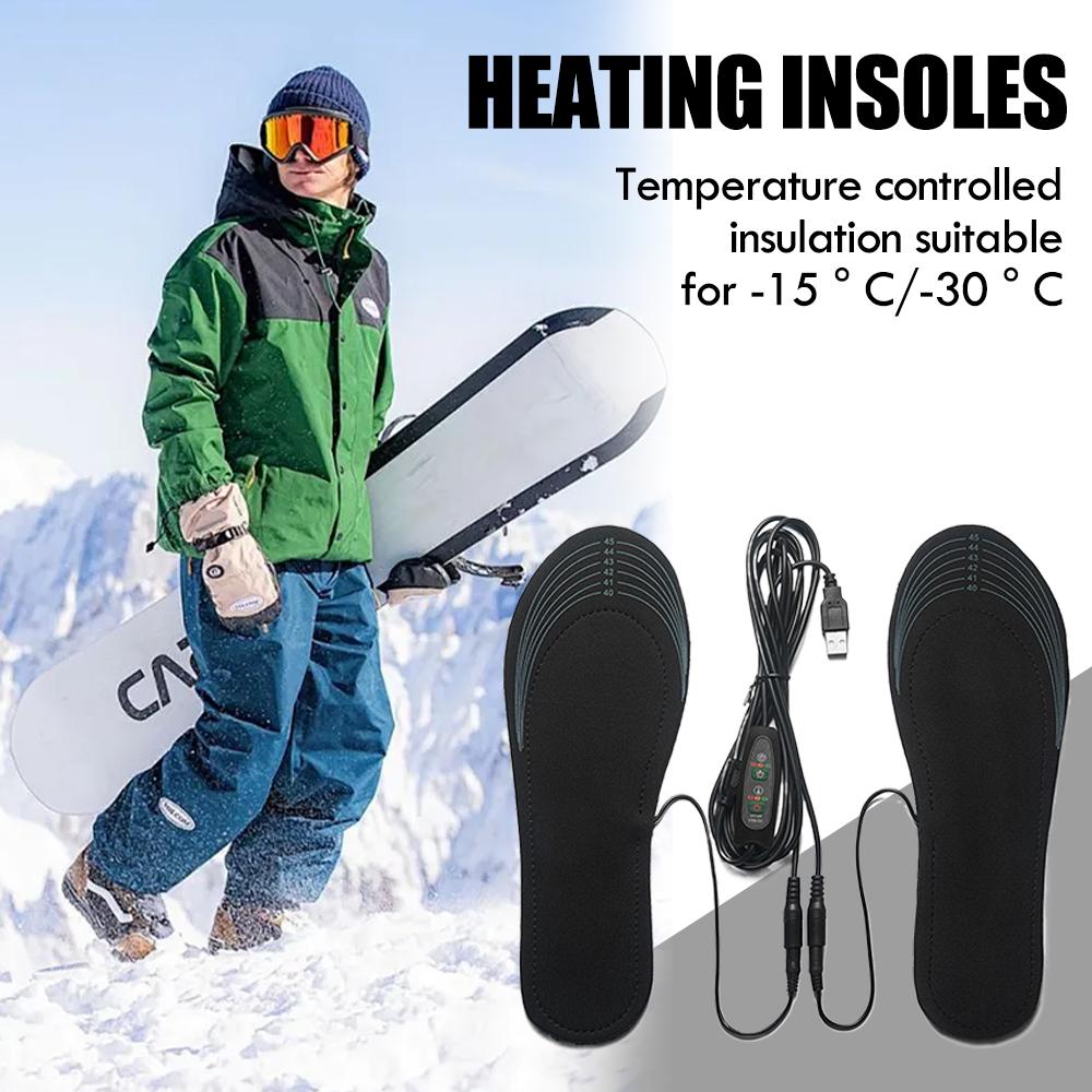 가열식 깔창, USB 충전식 발 온열 깔창 겨울 야외  - Heated Insole Rechargeable 리뷰 및 가격